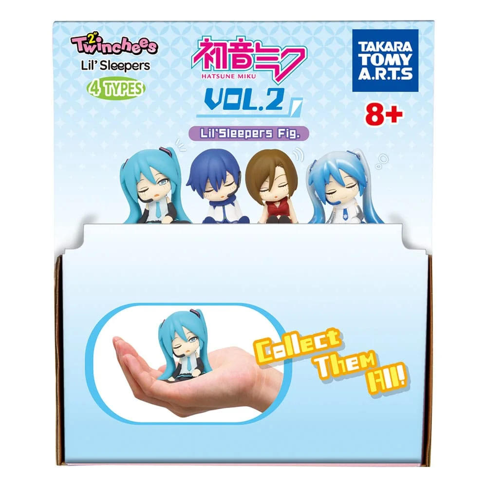 Hatsune Miku Twinchees Mini Figures Lil' Sleepers Wave 2 Blind Bag 5 cm - 1 unidade